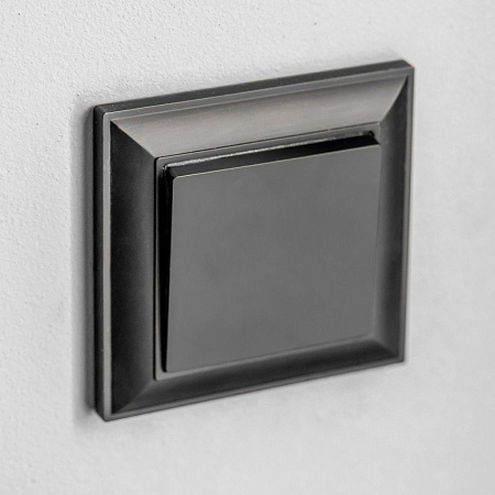 Перекрестный переключатель одноклавишный черный матовый Werkel W1113008 4690389156687 a051611 Перекрестный переключатель одноклавишный черный матовый Werkel W1113008 4690389156687 a051611