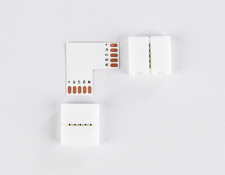 Соединитель угловой L для светодиодной ленты 5050 12/24V (5 конт.) 10 шт Ambrella light GS GS6751 Соединитель угловой L для светодиодной ленты 5050 12/24V (5 конт.) 10 шт Ambrella light GS GS6751