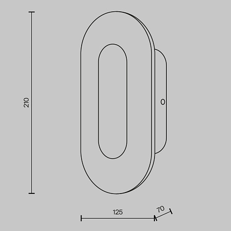Светильник настенный светодиодный Maytoni Ply MOD355WL-L6BS3K Светильник настенный светодиодный Maytoni Ply MOD355WL-L6BS3K