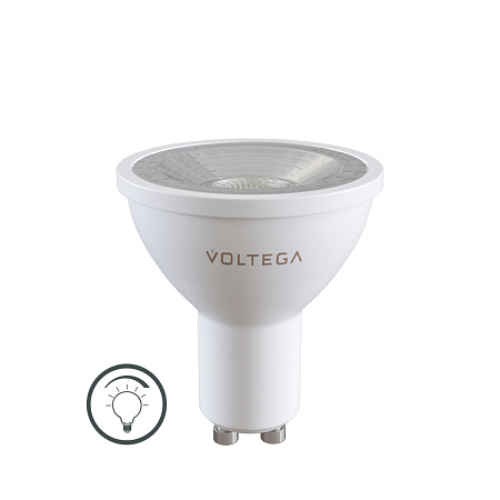 Светодиодная диммируемая лампа Voltega GU10 6W 4000K 7109