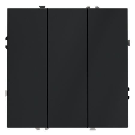 Выключатель встраиваемый VOLTUM S70 трехклавишный (графит) VLS030107 Выключатель встраиваемый VOLTUM S70 трехклавишный (графит) VLS030107