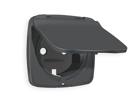 Лицевая панель для электрической розетки с заземлением со шторками и крышкой IP44 QUANT Ambrella Volt OMEGA OP9080 Лицевая панель для электрической розетки с заземлением со шторками и крышкой IP44 QUANT Ambrella Volt OMEGA OP9080