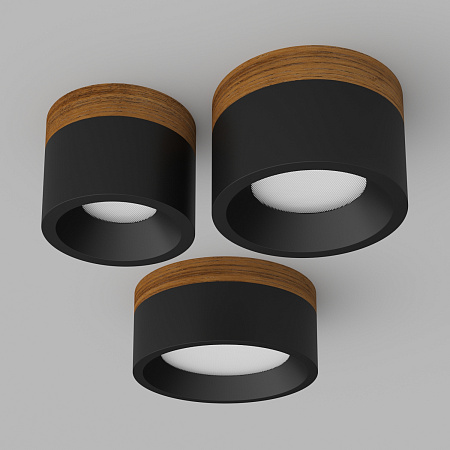 Светильник потолочный светодиодный Ledron SUITABLE-LARGE-Wooden-Black Светильник потолочный светодиодный Ledron SUITABLE-LARGE-Wooden-Black