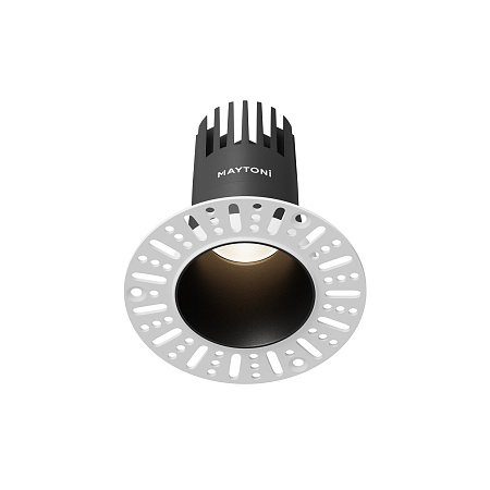 Светильник встраиваемый светодиодный Maytoni Dip DL120-10W-4K-TRS-B