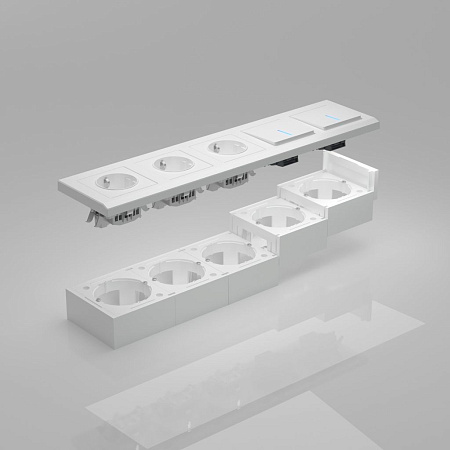 Коробка для накладного монтажа Werkel W8000001 a053525 Коробка для накладного монтажа Werkel W8000001 a053525