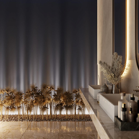 Настольная лампа светодиодная Odeon Light WATERFALL 7027/72FL