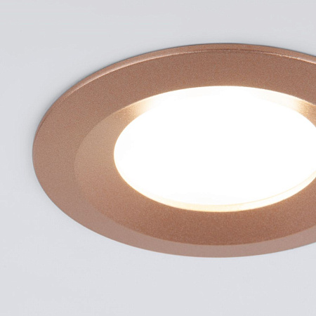 Встраиваемый светильник Elektrostandard 110 MR16 золотой a053333 Встраиваемый светильник Elektrostandard 110 MR16 золотой a053333