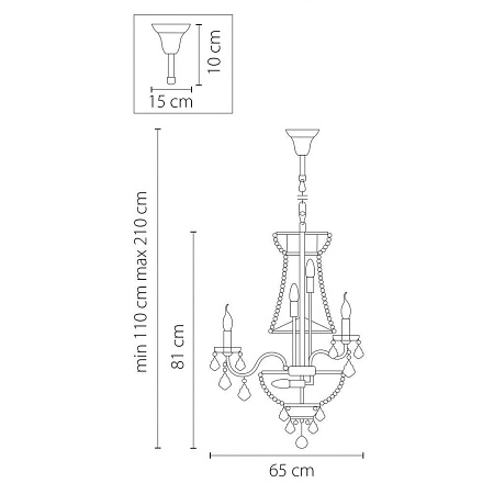 Подвесная люстра Osgona Classic 700164