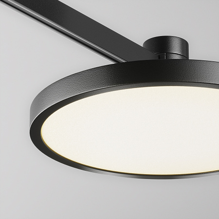 Трековый магнитный светодиодный светильник Maytoni Flarity Plato TR153-1-10W3K-B Трековый магнитный светодиодный светильник Maytoni Flarity Plato TR153-1-10W3K-B