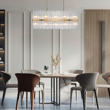 Люстра на штанге Bogates Allure 486/10 золото Люстра на штанге Bogates Allure 486/10 золото