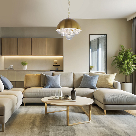 Светильник подвесной Eurosvet Anait 30177 латунь a069151 Светильник подвесной Eurosvet Anait 30177 латунь a069151