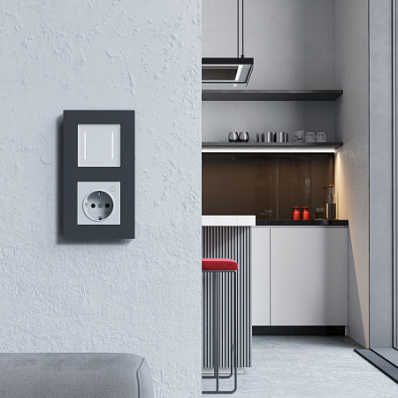 Сенсорный выключатель двухклавишный с подсветкой Werkel белый белый W4522001 Сенсорный выключатель двухклавишный с подсветкой Werkel белый белый W4522001