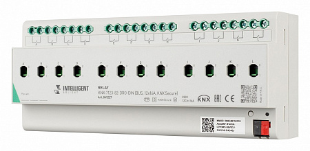 Релейный модуль KNX на 12 каналов Arlight INTELLIGENT 041227 Релейный модуль KNX на 12 каналов Arlight INTELLIGENT 041227
