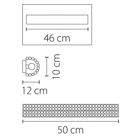 Бра Osgona Monile 704642