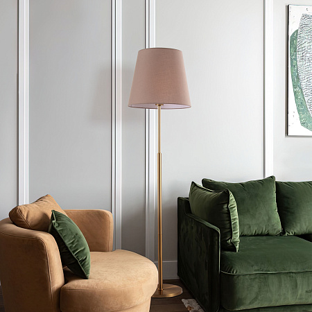 Торшер Eurosvet Ozark 01156/1 латунь Торшер Eurosvet Ozark 01156/1 латунь