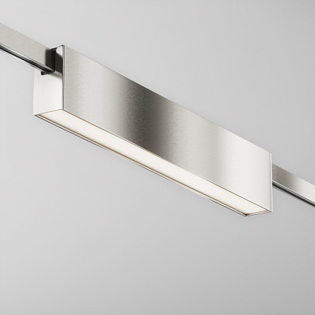 Трековый магнитный светодиодный светильник Maytoni Flarity Basis TR151-1-18W4K-PT Трековый магнитный светодиодный светильник Maytoni Flarity Basis TR151-1-18W4K-PT