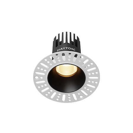 Светильник встраиваемый светодиодный Maytoni Dip DL119-10W-2.7K-TRS-B