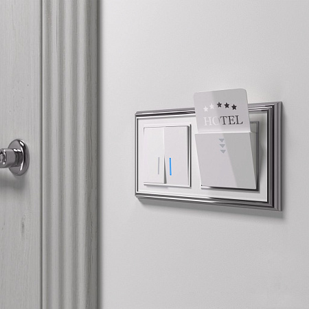 Электронный карточный выключатель белый Werkel W1153101 4690389155291 a051130 Электронный карточный выключатель белый Werkel W1153101 4690389155291 a051130