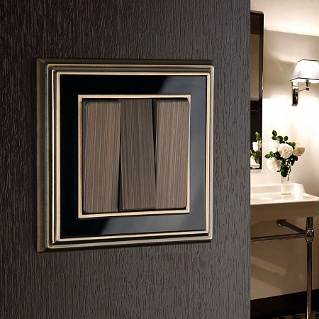 Набор клавиш для выключателя трехклавишного Werkel WL12-SW-3G-CP a037210