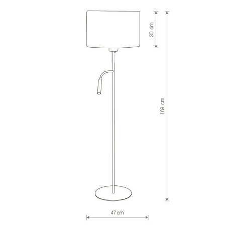 Торшер Nowodvorski Hotel Plus 9074 Торшер Nowodvorski Hotel Plus 9074