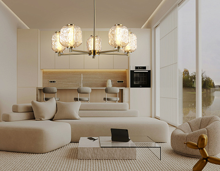 Люстра на штанге светодиодная Ambrella light High light LH30104 Люстра на штанге светодиодная Ambrella light High light LH30104