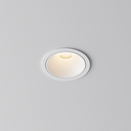 Светильник встраиваемый светодиодный Maytoni Alfa LED DL043-01-10W3K-RD-W-1