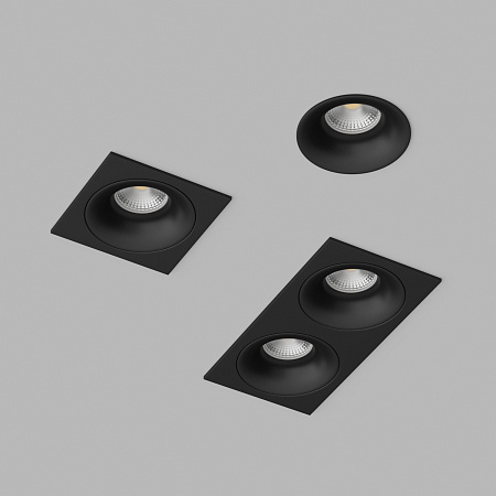 Светильник встраиваемый Ledron MJ1003-SQ2-Black