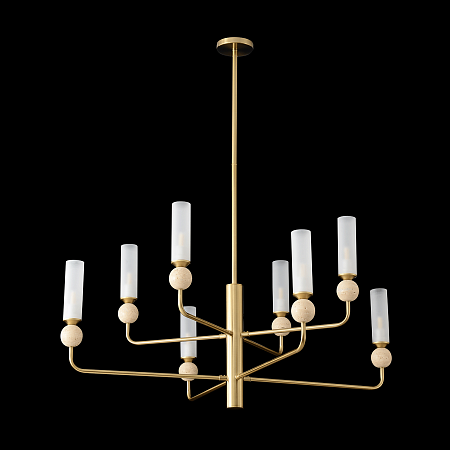 Люстра на штанге Crystal Lux SIMPLY SP8 BRASS 4080/308 Люстра на штанге Crystal Lux SIMPLY SP8 BRASS 4080/308