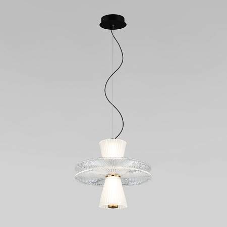 Светильник подвесной светодиодный Eurosvet Titania 40028/1 LED белый a069190 Светильник подвесной светодиодный Eurosvet Titania 40028/1 LED белый a069190