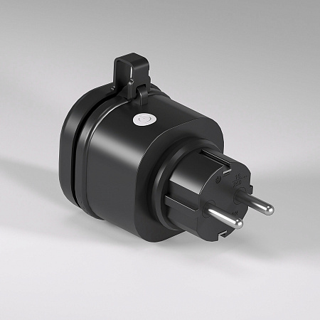 Умная розетка с мониторингом энергопотребления черный Elektrostandard 76103/00 a065376