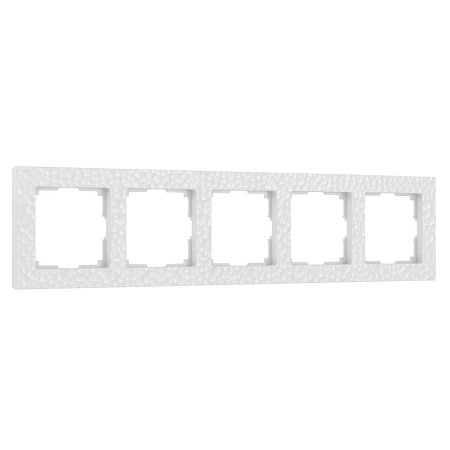 Рамка на 5 постов белая Werkel Hammer W0052401 4690389163531 a052529 Рамка на 5 постов белая Werkel Hammer W0052401 4690389163531 a052529