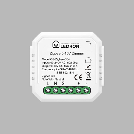 Диммер Ledron QS-Zigbee-D04 0-10V