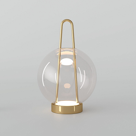 Настольная лампа светодиодная Eurosvet Frasco 80507/1 латунь a069347 Настольная лампа светодиодная Eurosvet Frasco 80507/1 латунь a069347