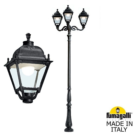 Парковый светильник FUMAGALLI TABOR ADAM/SIMON 2L U33.205.M30.AXH27 Парковый светильник FUMAGALLI TABOR ADAM/SIMON 2L U33.205.M30.AXH27