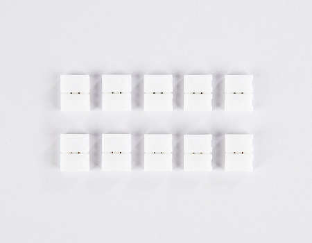 Соединитель прямой для светодиодной ленты 2835 12/24V (2 конт.) 10 шт Ambrella light GS GS6001 Соединитель прямой для светодиодной ленты 2835 12/24V (2 конт.) 10 шт Ambrella light GS GS6001