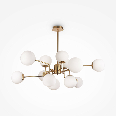 Люстра на штанге Maytoni Erich MOD221-PL-12-G