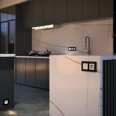 Сенсорный выключатель двухклавишный с подсветкой Werkel белый белый W4522001 Сенсорный выключатель двухклавишный с подсветкой Werkel белый белый W4522001