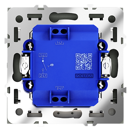 Выключатель встраиваемый VOLTUM S70 одноклавишный с подсветкой (графит) VLS010207 Выключатель встраиваемый VOLTUM S70 одноклавишный с подсветкой (графит) VLS010207