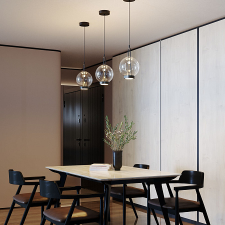 Светильник подвесной светодиодный Eurosvet Frasco 50267/1 LED черный a069346 Светильник подвесной светодиодный Eurosvet Frasco 50267/1 LED черный a069346