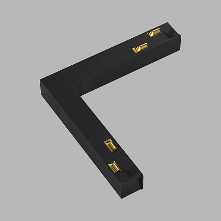 Коннектор угловой для трехфазного шинопровода Ledron TSMA-LHF Black