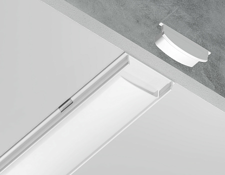 Накладной гибкий профиль для светодиодной ленты Ambrella light ILLUMINATION GP1600WH