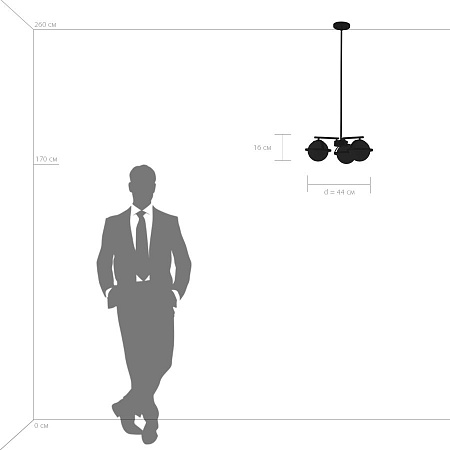 Потолочная люстра Lightstar Croco 815237 Потолочная люстра Lightstar Croco 815237