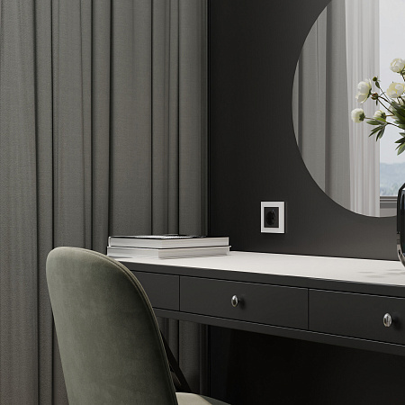 Рамка на 1 пост Werkel Slab белый матовый W0012961 Рамка на 1 пост Werkel Slab белый матовый W0012961