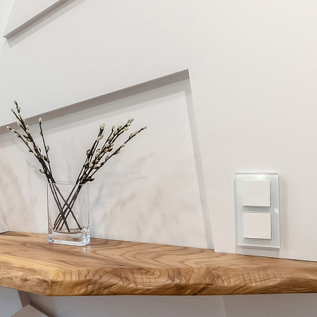 Перекрестный переключатель одноклавишный белый Werkel W1113001 4690389155086 a051117