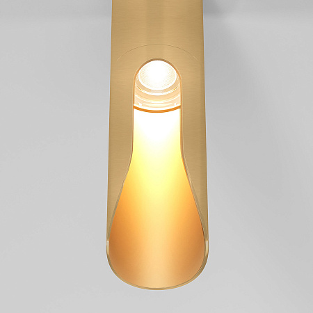 Светильник потолочный светодиодный Elektrostandard Apex 25113/LED латунь a068291 Светильник потолочный светодиодный Elektrostandard Apex 25113/LED латунь a068291