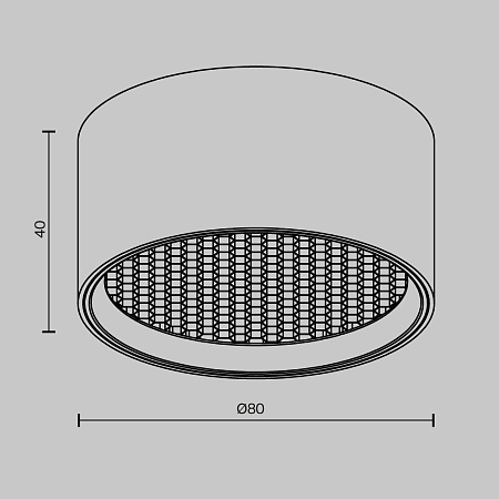 Светильник потолочный светодиодный Maytoni Glare C122CL-L7-3K-W Светильник потолочный светодиодный Maytoni Glare C122CL-L7-3K-W