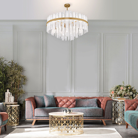 Люстра на штанге Bogates Hollis 368/9 Золото Люстра на штанге Bogates Hollis 368/9 Золото