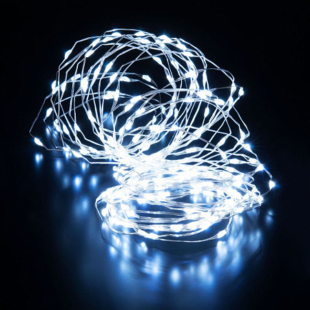 Гирлянда нить "роса" Eurosvet белый 400-009 a060411 Гирлянда нить "роса" Eurosvet белый 400-009 a060411