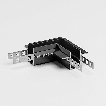 Угол для встраиваемого шинопровода под ГКЛ 9,5мм Elektrostandard Slim Magnetic 85214/00 черный a067508 Угол для встраиваемого шинопровода под ГКЛ 9,5мм Elektrostandard Slim Magnetic 85214/00 черный a067508