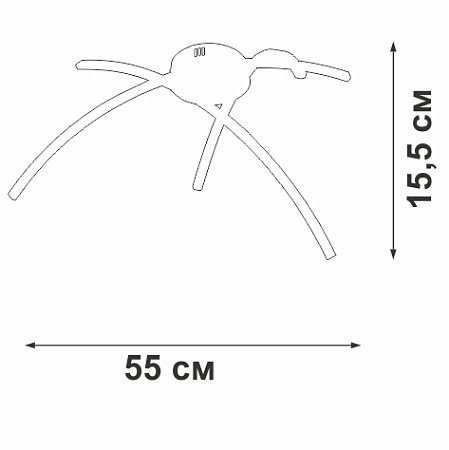 Светильник потолочный светодиодный Vitaluce V2709-8/3PL
